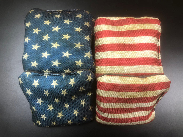 Stars & Stripes Cornhole Bags Set of 8