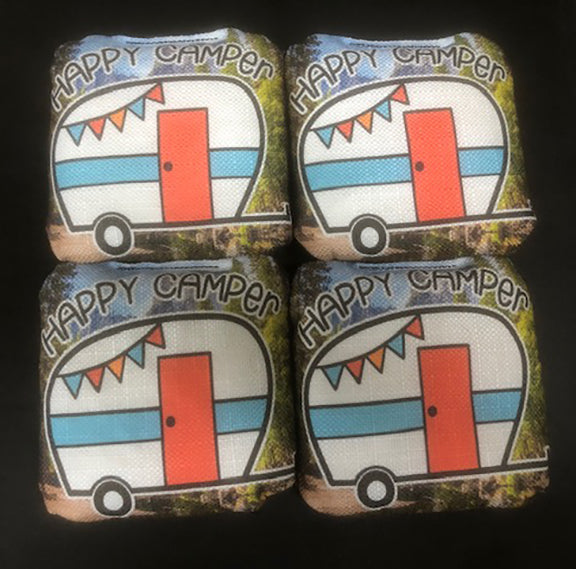 Happy Camper Cornhole Bags Set of 4