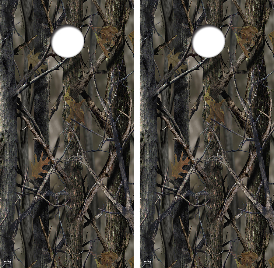 Woods Camo Board Skin Wrap FREE LAMINATE