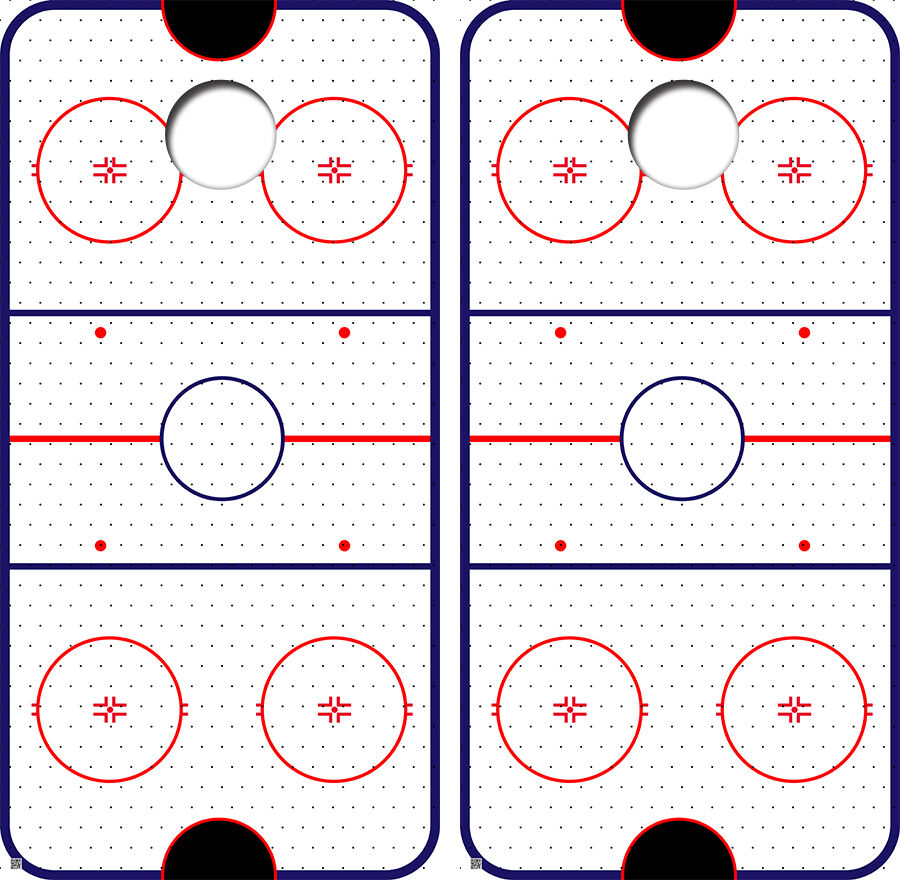 Air Hockey Table Cornhole Wood Board Skin Wrap