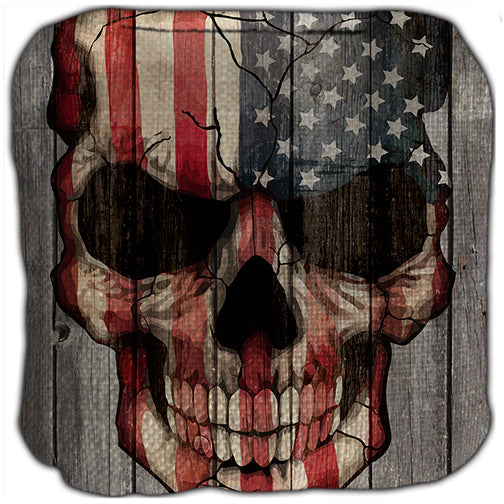 American Flag Skull Cornhole Bags Set of 4