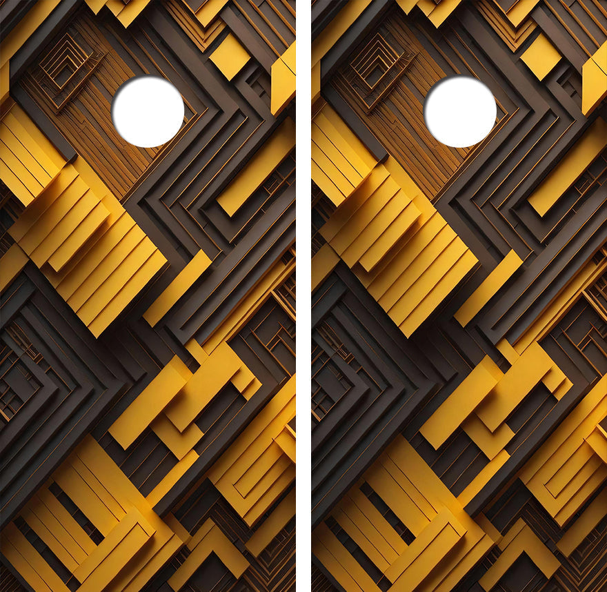 Wood Design Cornhole Wood Board Skin Wrap