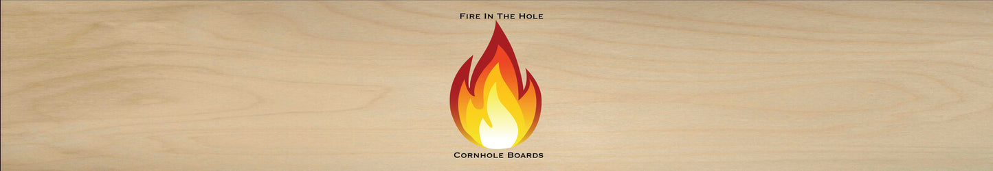 12 Custom Die Cut Cornhole Leg Brace 3" Decals