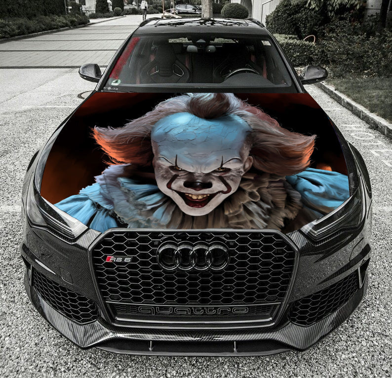 It Pennywise Hood Wrap Vinyl Graphic Decal Sticker Wrap Car or Truck