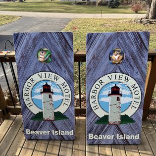 Fully Custom Professional Cornhole Set