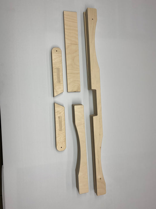 D.I.Y. Pro Frame Set Kit Built-In Handles, Legs, Leg Braces, Sides, Ends, Support Brackets