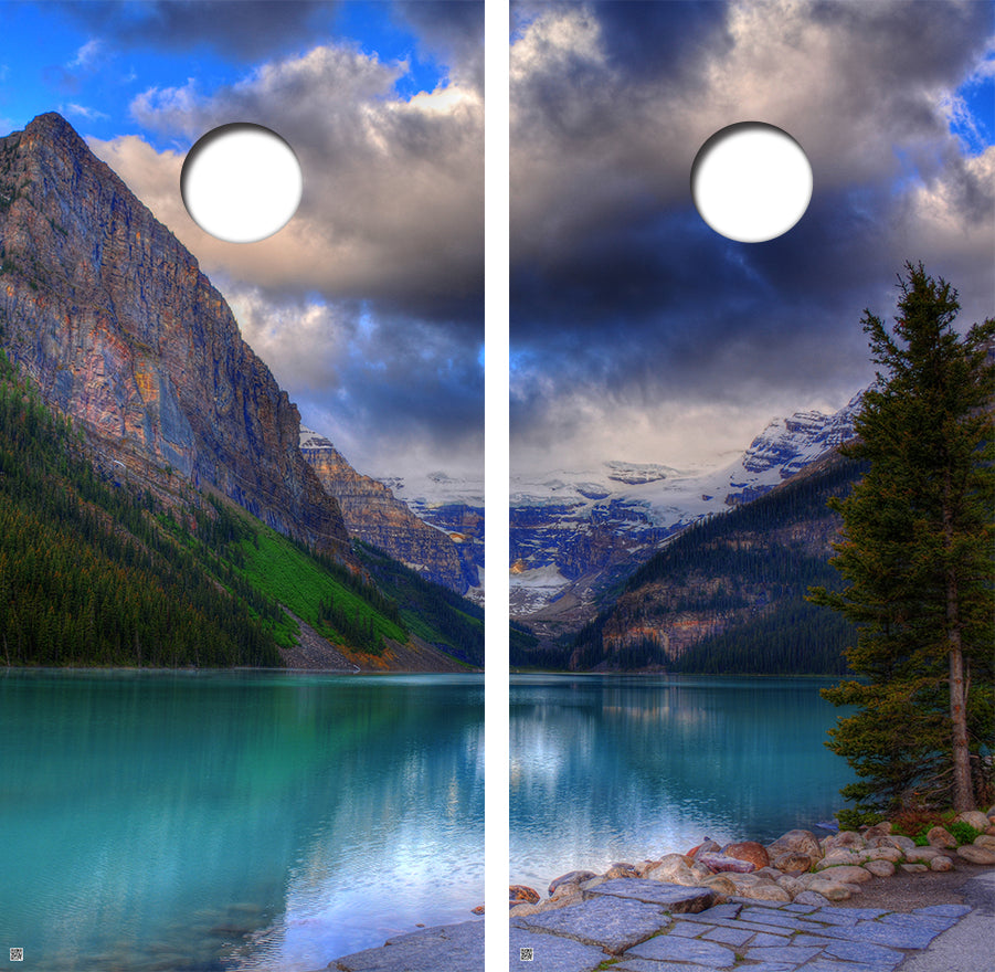 Wilderness Backdrop Conhole Board Skin Wraps FREE LAMINATE